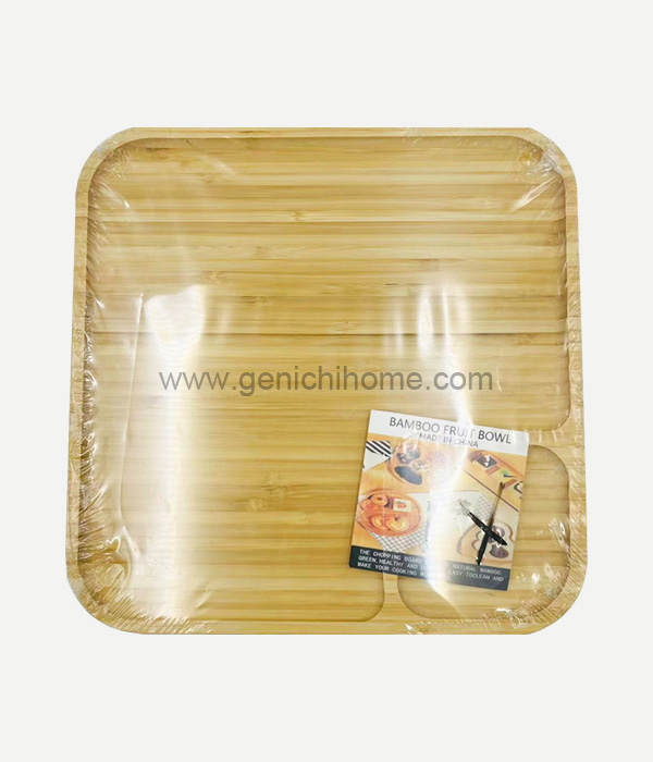 Bamboo Nut Tray Square Multi-Grid