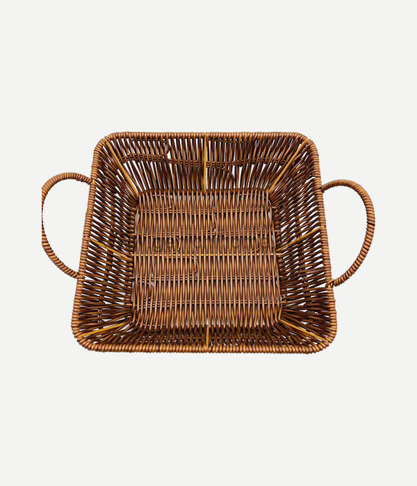 Rattan Basket With Handles