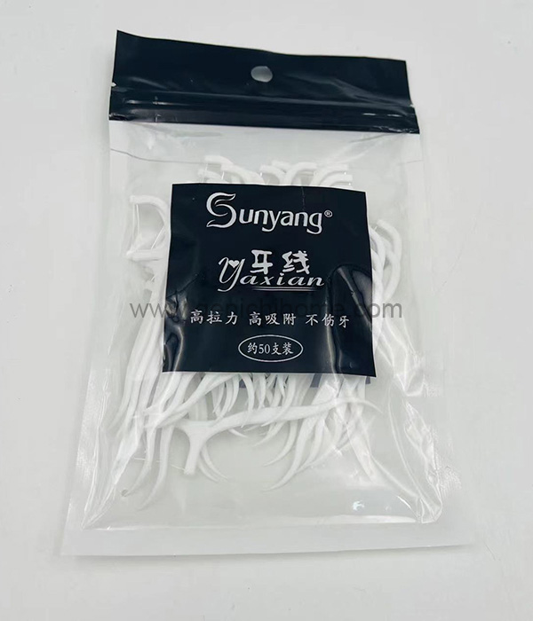 Dental floss in bags