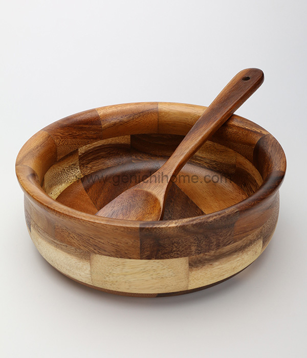 Salad bowl acacia wood