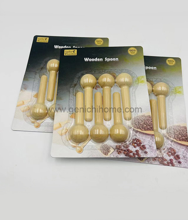 Salt spoon 6pcs suction card