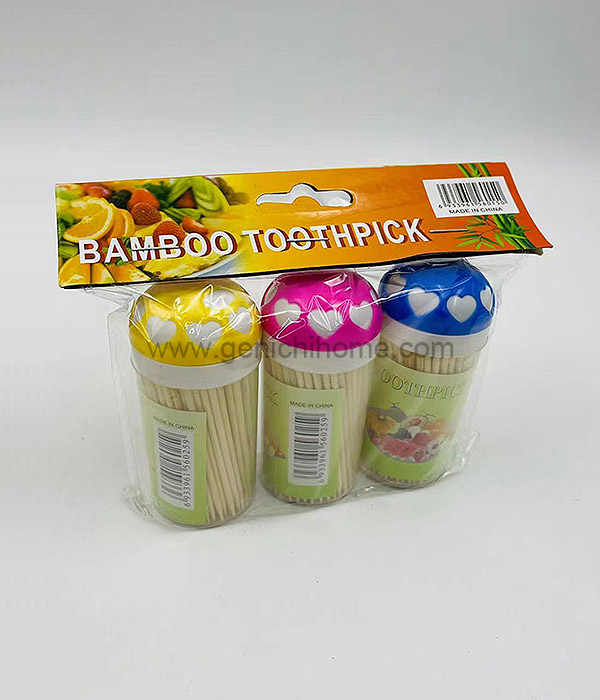 Bamboo toothpick 3pcs 