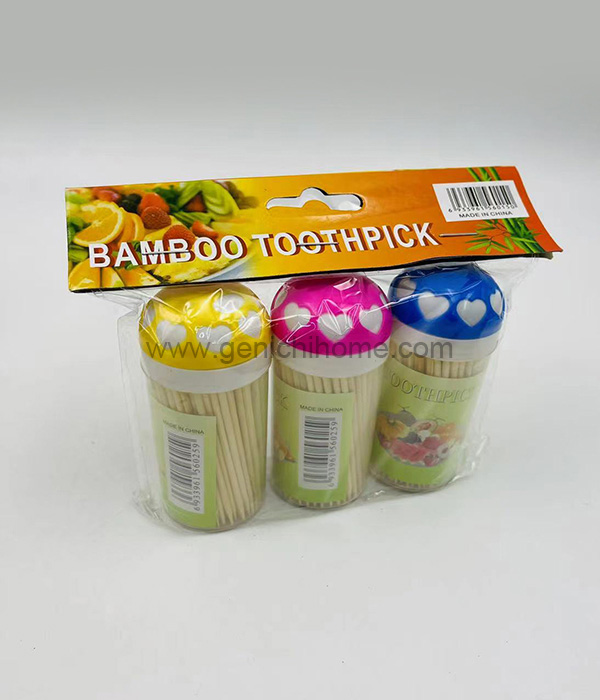 Bamboo toothpick 3pcs 